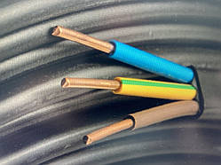 Кабель ВВГ 3х2.5 моноліт негорючий плоский Одеса ГОСТ