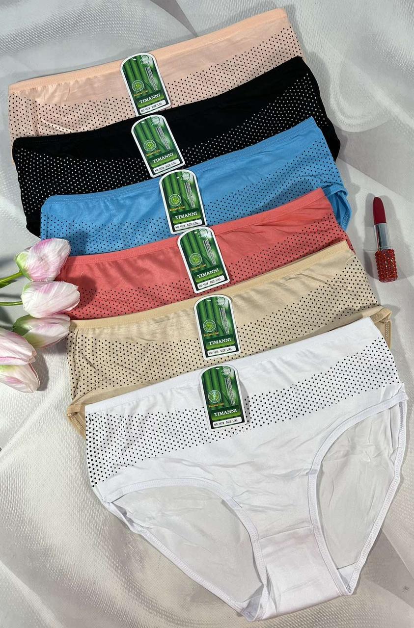 Трусики жіночі Timanni  бамбук  Розмір 🌸l/xl 50-52    🌸Xl/2xl 52-54