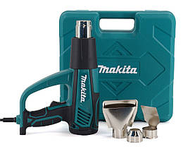 Фен будівельний Makita HG6005 2000Вт 600°C з регулюванням температури  (Кейс)