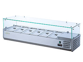Холодильна вітрина для топінгу GoodFood GF-VRX1500/380-H6C