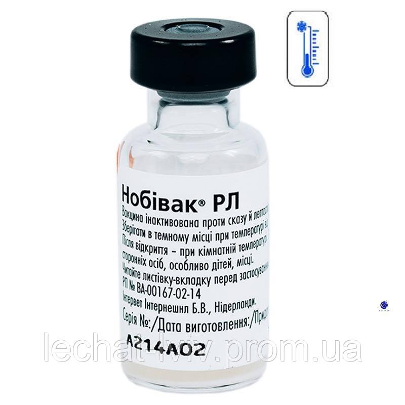 Вакцина Нобивак RL 1 доза MSD AH - фото 1 - id-p2499515356