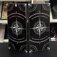 Нарди скляні з деревом Роза вітрів 60×30×6см подарункові, фото 2