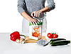 Овочерізка Nicer Dicer 7в1 для нарізання овочів і фруктів із насадками та контейнером EXT 306-27, фото 3