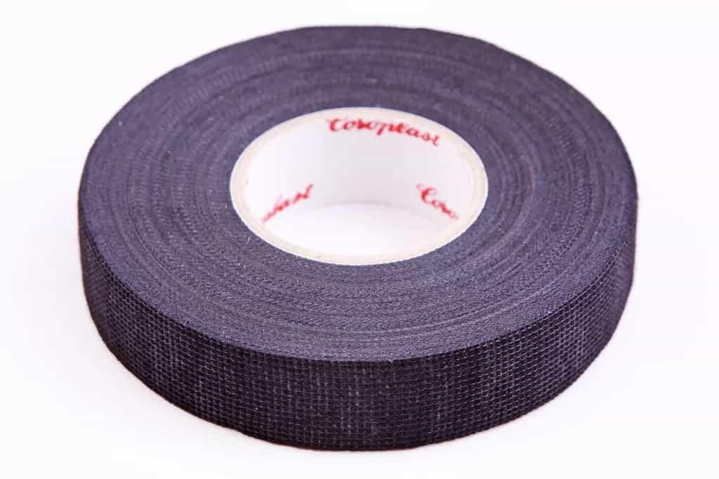 Ізоляційна стрічка ХБ (тканинна) м'яка 25м 0.3*19мм "Coroplast" чорна