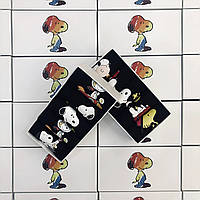 Подарочный набор 5 пар носков размер 34-40 с принтами Снупи (Snoopy)
