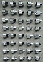 Футорка зворотна різьбова нержавіюча DN15хDN8 (1/2"х1/4"), н/ж сталь AISI304, Class 150 BSPP, лита