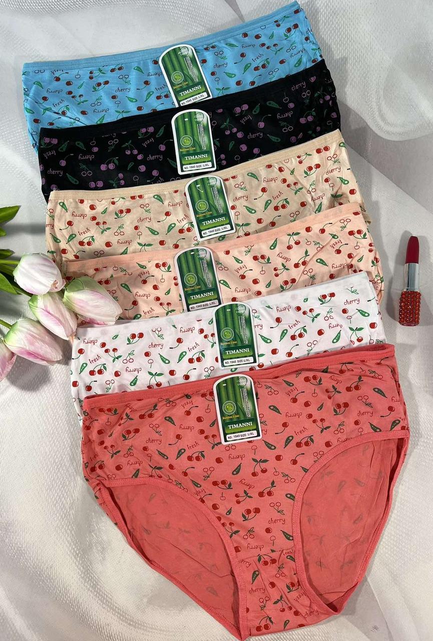 Трусики жіночі Timanni  бамбук  Розмір 🌸l/xl 50-52  🌸Xl/2xl 52-54