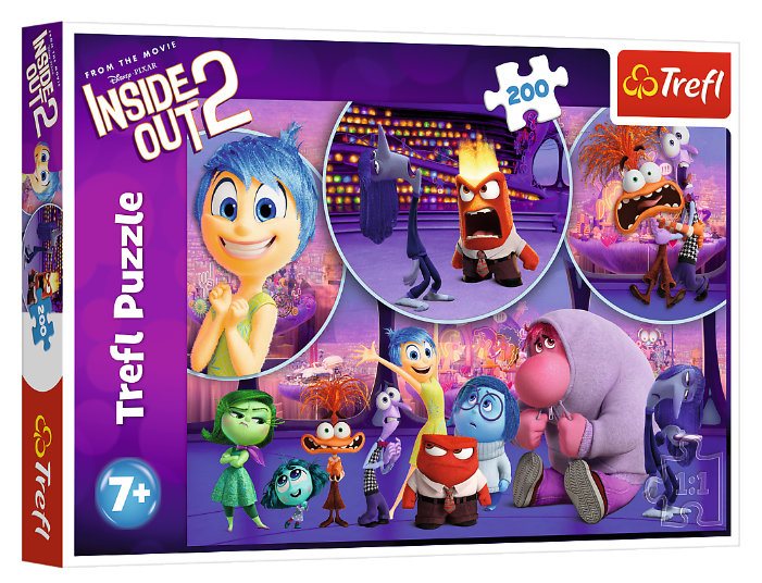 Пазл Дитячі емоції. Inside Out 2. Children's emotions (200 ел.) 13305 (Trefl)