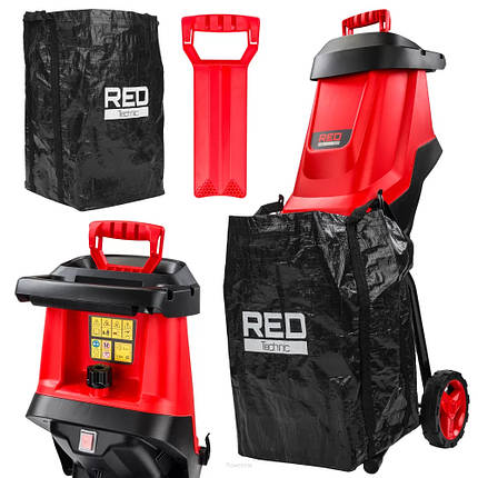 Подрібнювач садовий електричний RED TECHNIC RTRDG0130, фото 1