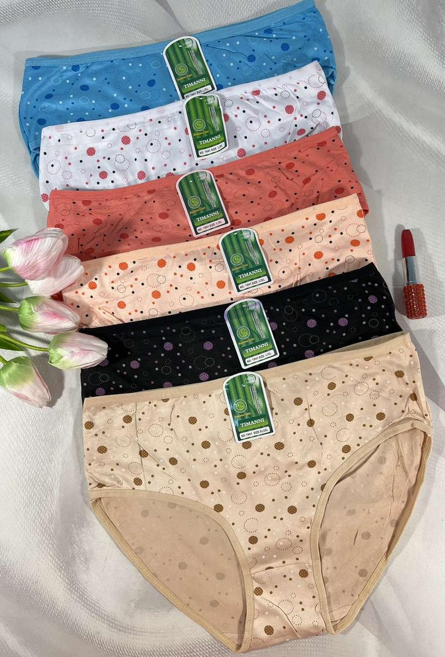 Трусики жіночі Timanni  бамбук  Розмір 🌸l/xl 50-52  🌸Xl/2xl 52-54