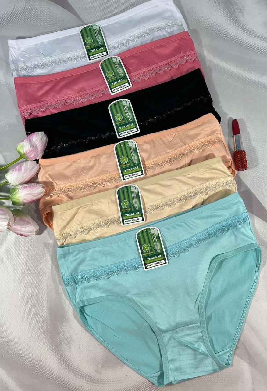 Трусики жіночі Timanni  бамбук  Розмір 🌸l/xl 50-52  🌸Xl/2xl 52-54
