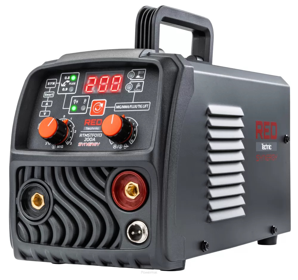 Зварювальний напівавтомат FCAW FLUX / MMA / TIG-LIFT RED TECHNIC RTMSTF0113