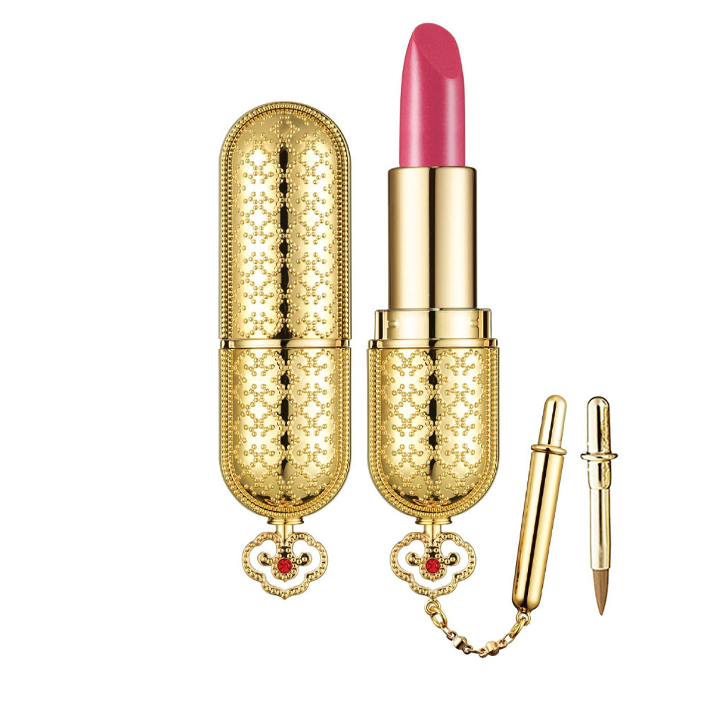 Розкішна преміальна помада Mi Luxury Lipstick з ефектом тину та 24-каратним золотим покриттям 15 Rose, фото 1