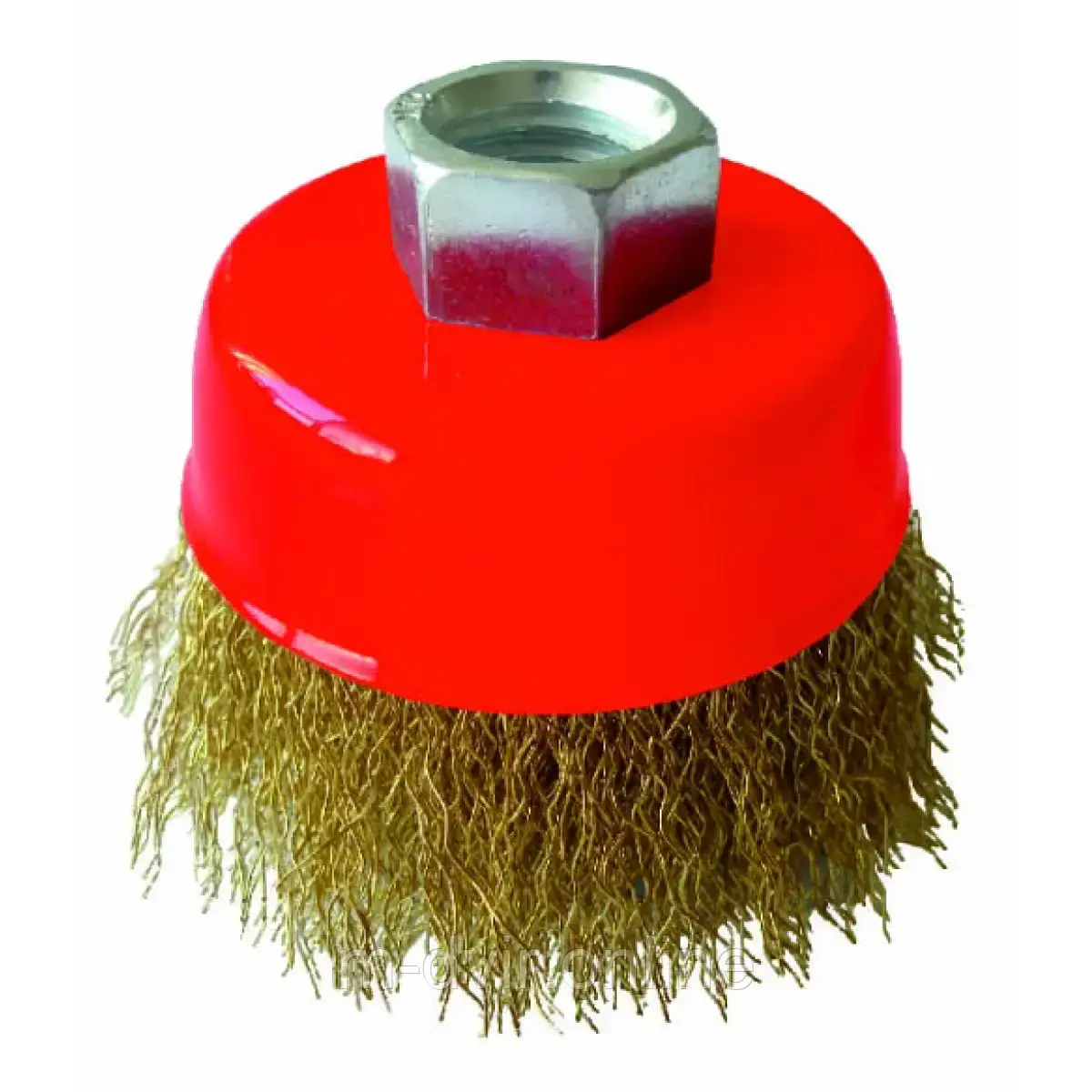 Щітка торцева 65мм гофр. латунь (шт), фото 1