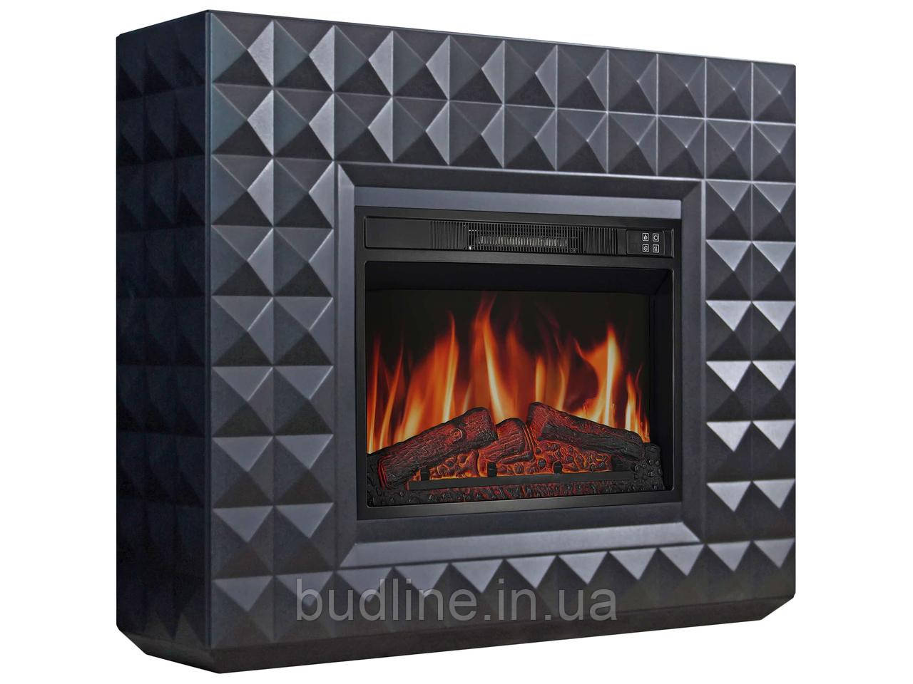 Камінокомплект ArtiFlame Diamond AF23S чорний з обігрівом і звуком горіння вогню
