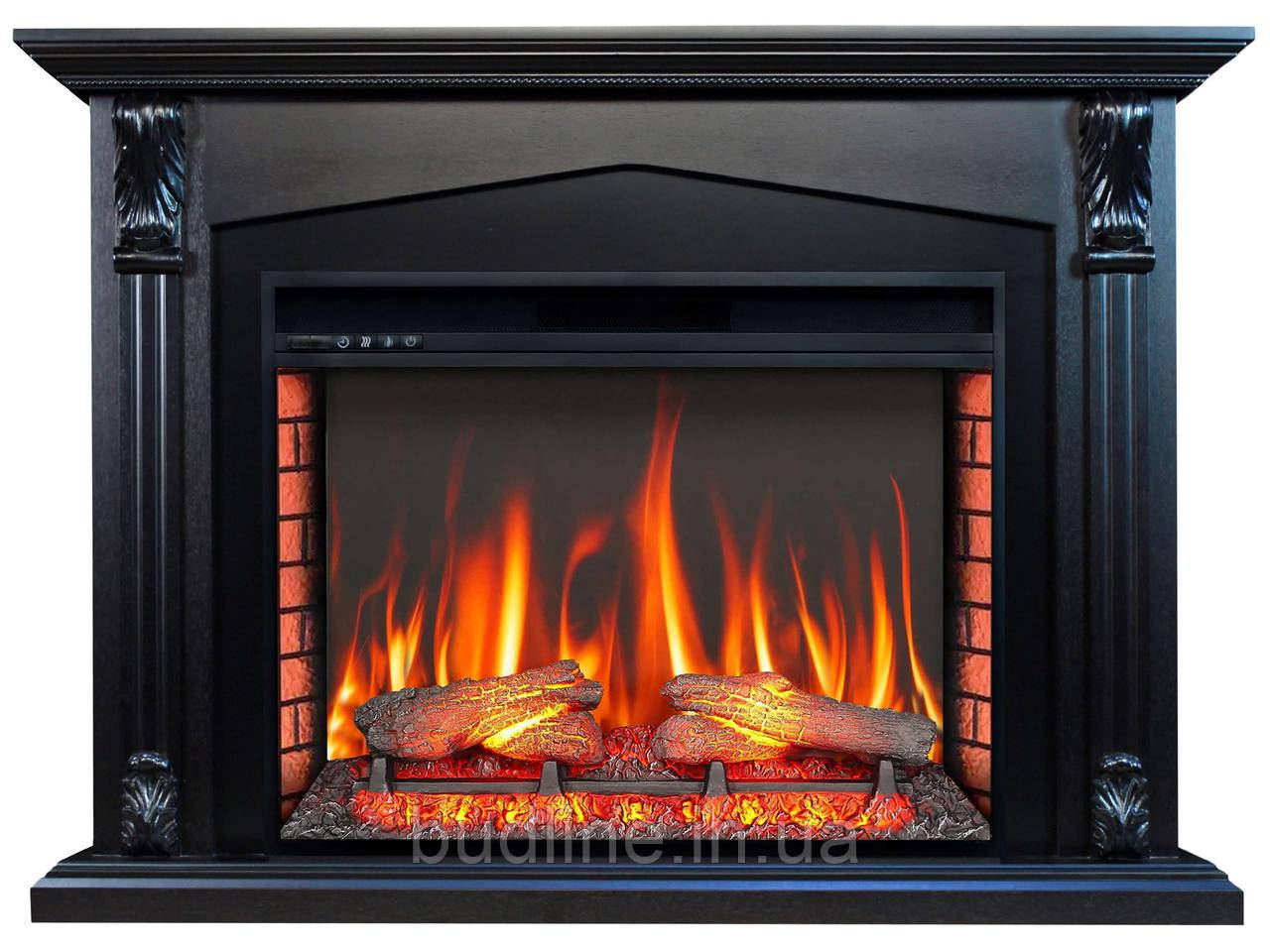 Камінокомплект ArtiFlame Praga AF33 венге з обігрівом і звуком горіння вогню