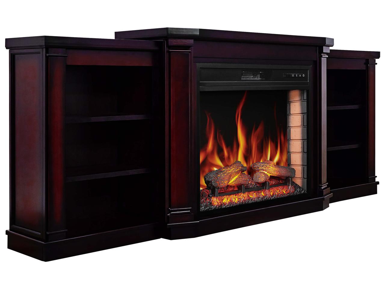 Камінокомплект ArtiFlame Parliament AF28S коньяк з обігрівом і звуком горіння вогню