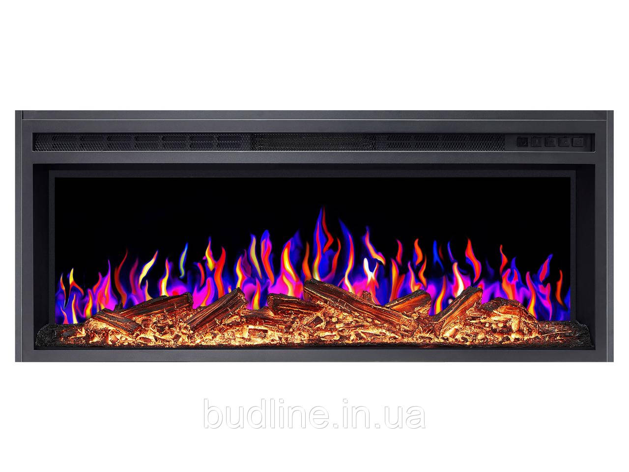 Електрокамін ArtiFlame AF38 Multicolor з обігрівом і звуком горіння вогню