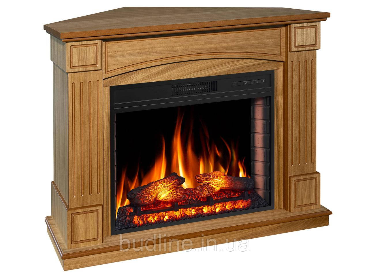 Камінокомплект універсальний 2в1 ArtiFlame Boston AF28S світлий дуб з обігрівом і звуком горіння вогню