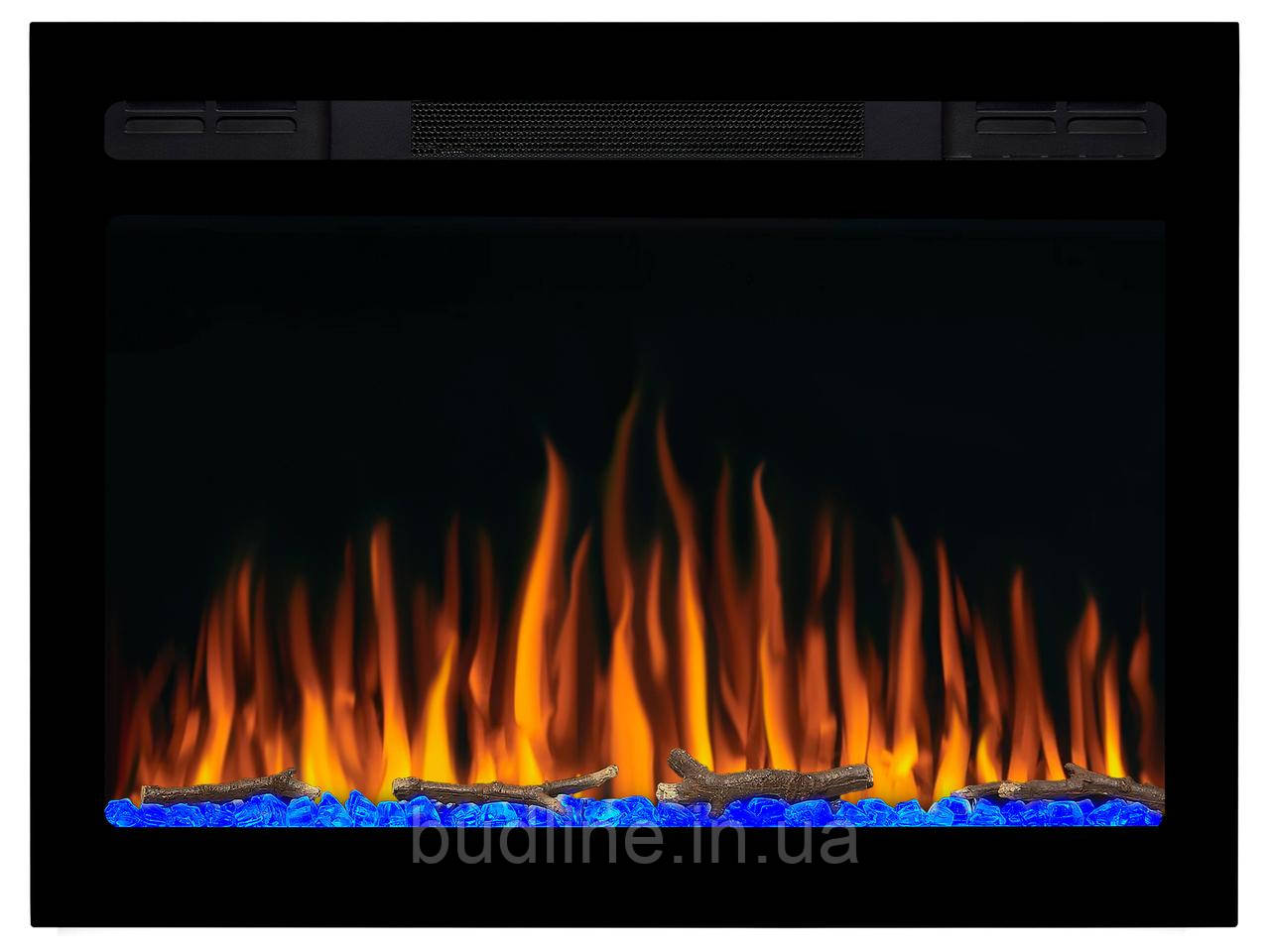 Електрокамін настінний / вбудовуваний ArtiFlame AF27WR з обігрівом і звуком горіння вогню