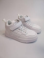 Хайтопи для дівчинки Apawwa 819 white білі р.27-31