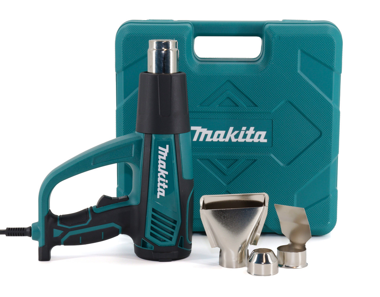 Фен будівельний Makita HG6005 2000Вт 600°C з регулюванням температури (Кейс)