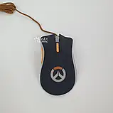 Ігрова дротова миша Razer DeathAdder Overwatch, USB-миша зі світлодіодним підсвічуванням Чорна RZ-169, фото 5