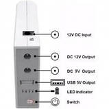 ДБЖ для роутера UPS WGP-103 10400 mAh на 5V 9V 12V, фото 4