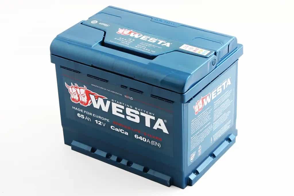 Акумулят. батарея 65 Ач Євро "Westa" (гарантія 24 місяці)