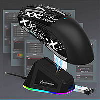Миша бездротова ігрова із зарядною док станцією для геймерів Attack Shark x11 з програмованими кнопки