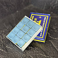 Крейда для більярду комплект крейди (12 шт) MASTER KS-1110 синій