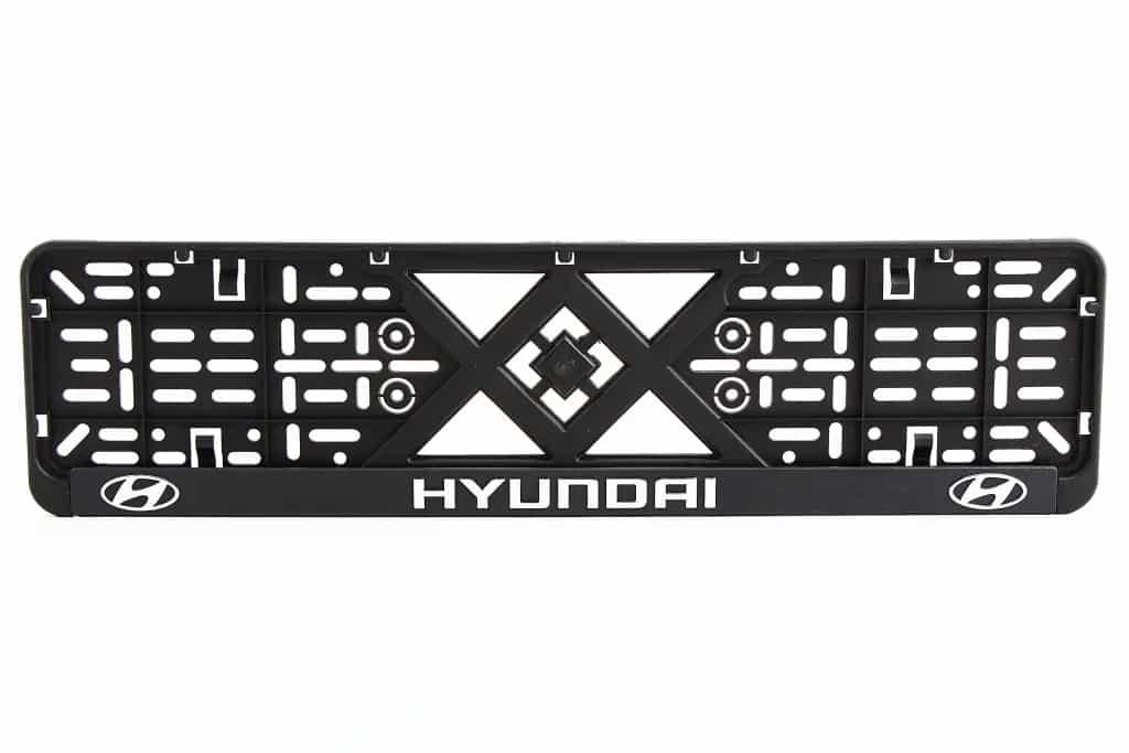 Рамка під номер хром. напис "Eurotermix" Hyundai