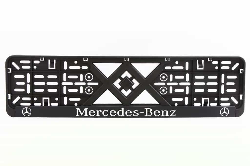 Рамка під номер хром. напис "Eurotermix" Mercedes-Benz