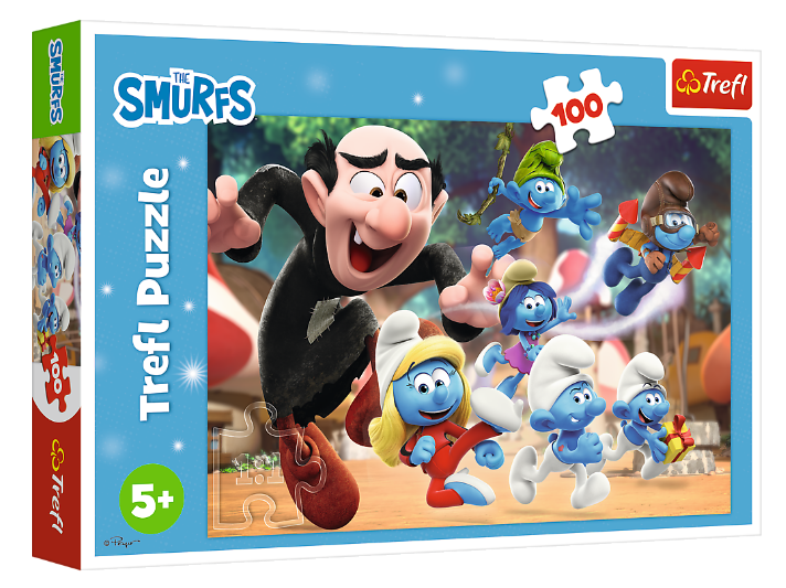 Пазли Навчання тата Смурфа. Papa Smurf's lessons (100 ел.) 16481 (Trefl)