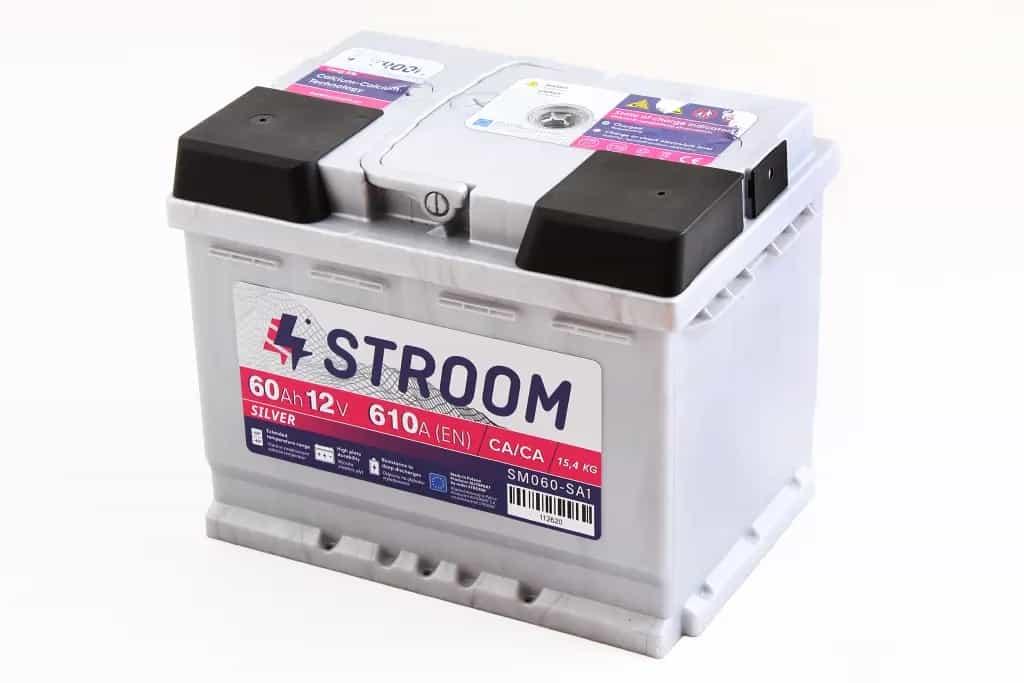 Акумулят. батарея 60 А·год "Stroom" Silver з очком