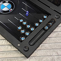 Нарди скляні з деревом BMW 60×30×6см подарунокві, фото 9