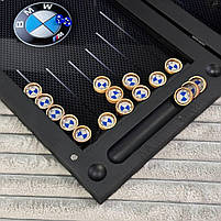 Нарди скляні з деревом BMW 60×30×6см подарунокві, фото 10