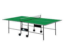 Стіл тенісний GSI-sport Athletic Light складаний пінг-понг для приміщень 274 × 152,5 × 76 см, Зелений, фото 4