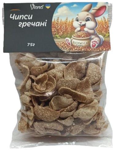 Чіпси Гречані на оливковій олії Viand, 75 г