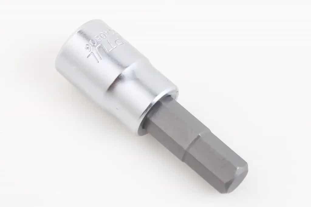 Насадка головка 1/4" 37 мм Hex 6 мм "Toptul"