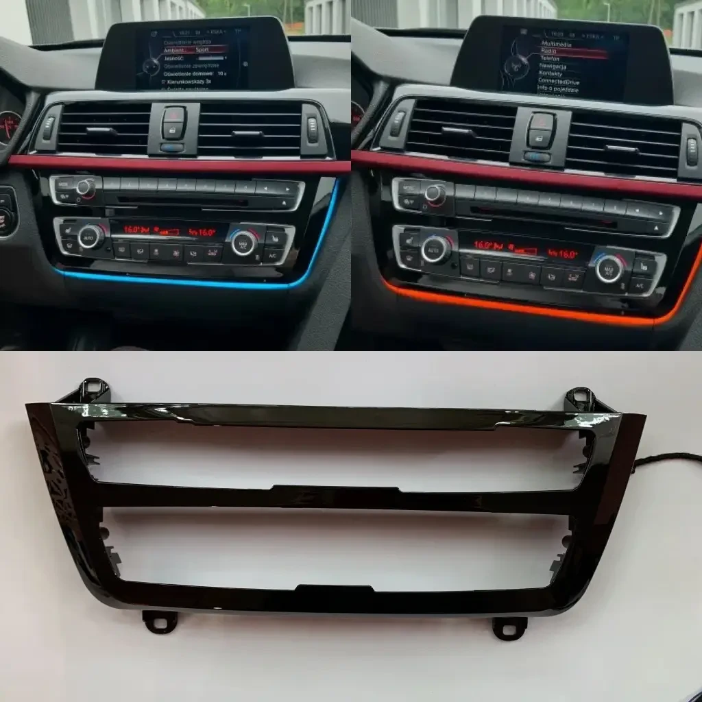 Нова панель рамка клімату з контурним підсвічуванням Ambient Light BMW F30 F31 F32 F33 F34 F36 ф30, фото 1