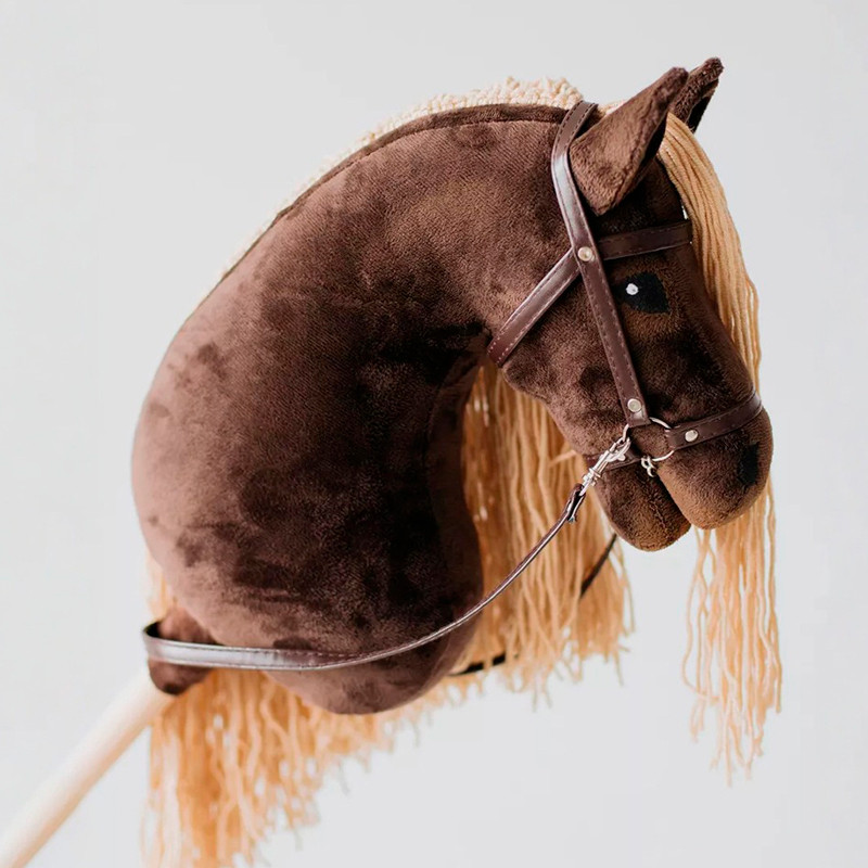 Іграшка Конячка для Гоббихорсинг-конь Hobby Horse хобі коня на палиці для дітей (l_13702)