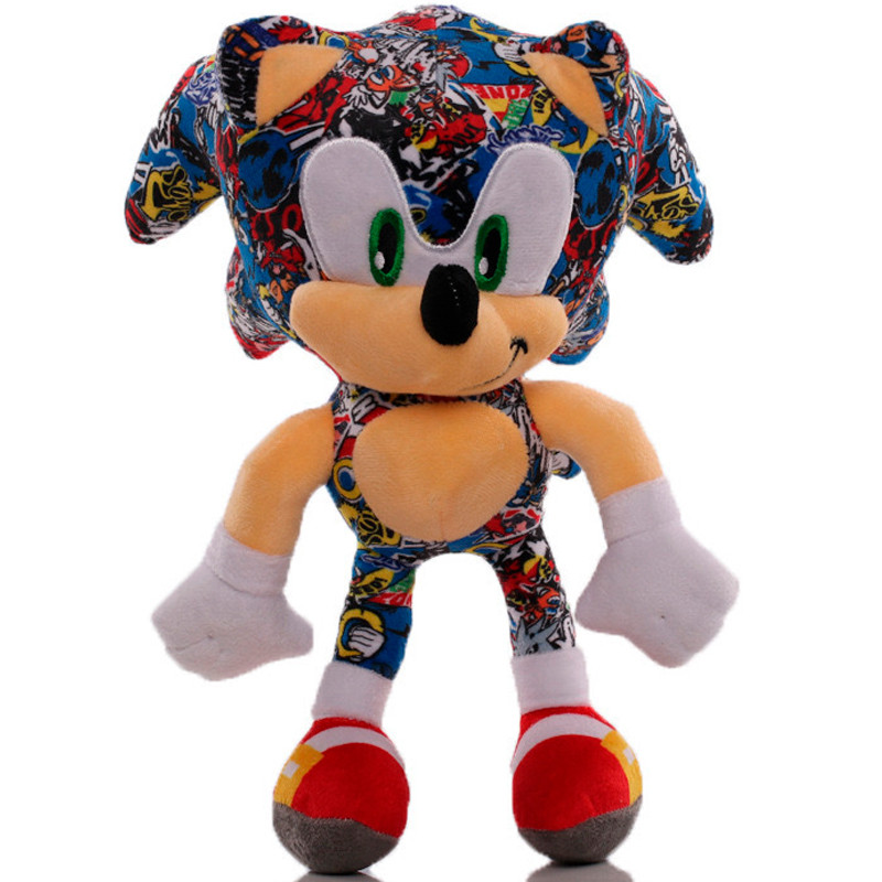 Іграшка Сонік sticker bomb, м'яка іграшка з «Sonic the Hedgehog» для дітей (l_13728)