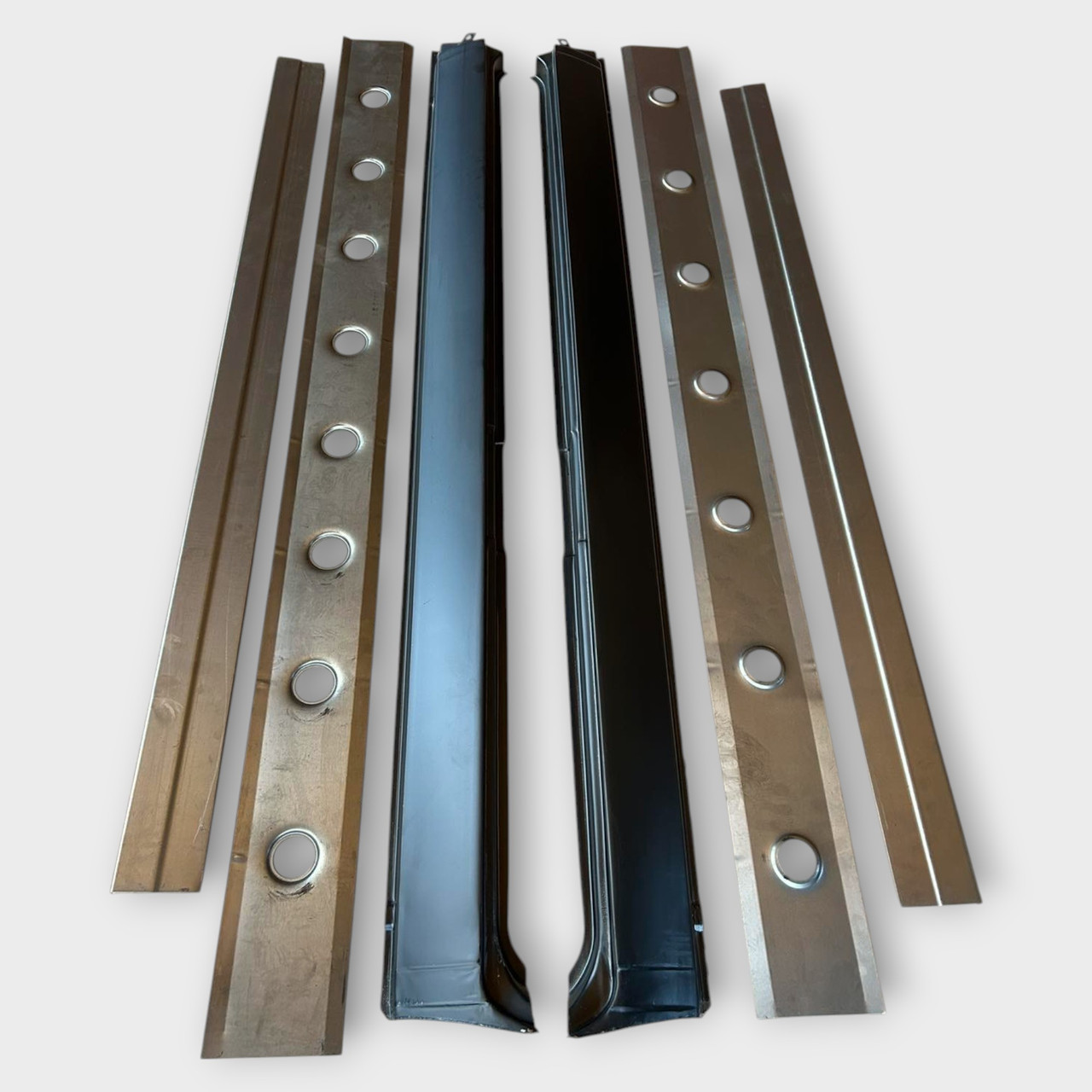 Пороги зовнішні,короб + підсилювачі + з"єднувачі ВАЗ 2101,02,03,04,05,06,07 вир-во Начало, фото 1