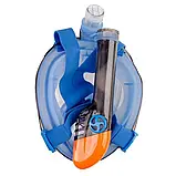 Маска повнолицьова Scorpena Swim Blue розмір ML 03063, фото 3