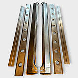 Пороги зовнішні, короб + підсилювач + соєденит ВАЗ 2101,03,04,05,06,07 (комплект 6 частин) пр-во Туреччина товщок 1.2 мм, фото 3