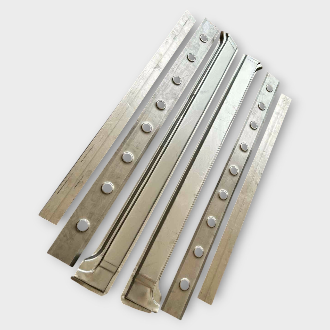 Пороги зовнішні, короб + підсилювач + соєденит ВАЗ 2101,03,04,05,06,07 (комплект 6 частин) пр-во Туреччина товщок 1.2 мм, фото 1