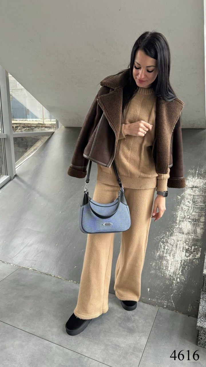 Сумка жіноча, джинс, фото 1