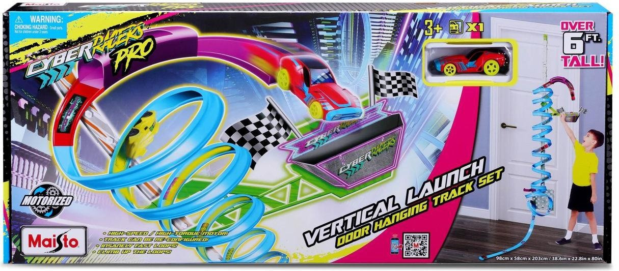 Ігровий набір Maisto Cyber ​​Racers Vertical Launch Track Set Вертикальна петля, фото 1