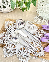 Вінтажний посріблений набір столового приладдя для десертного столу, William A. Rogers Oneida LTD, США